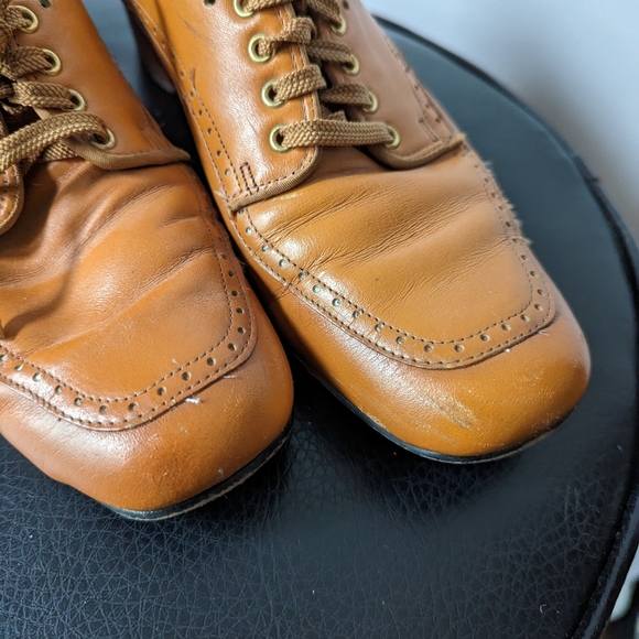 Vintage Leather Derby Shoes - Picture 6 of 11